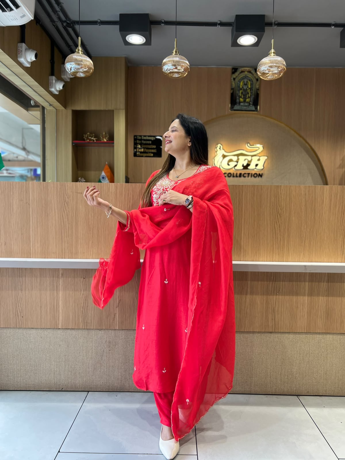 Pure Dola Silk Red 3pc Set