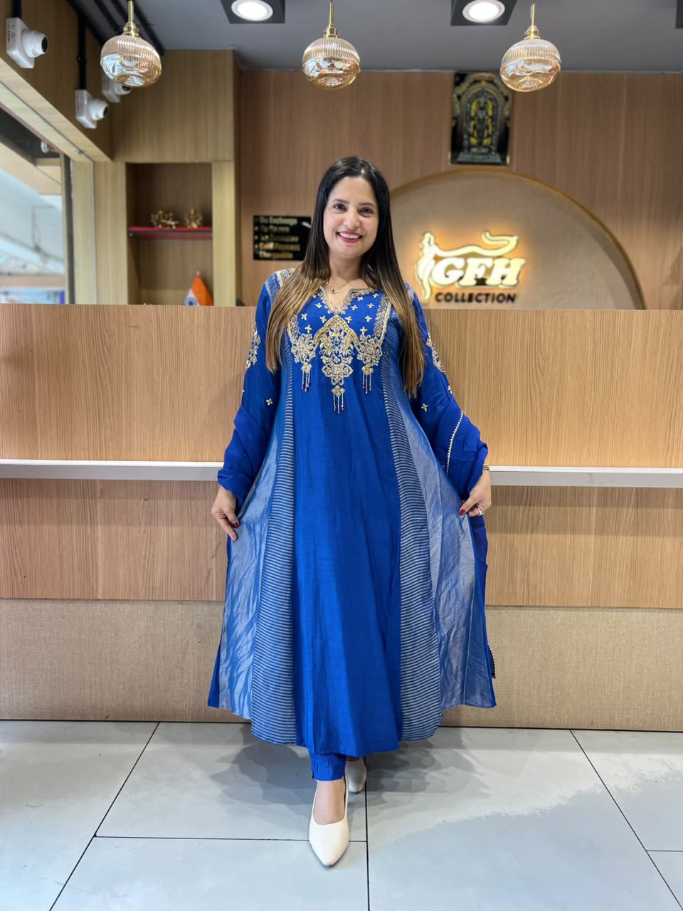 Pure Dola Silk Blue 3pc Set