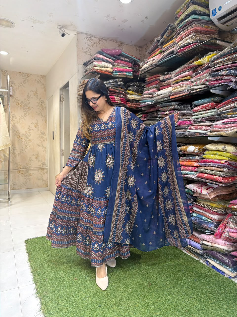 Pure Cotton Blue 3pc Set