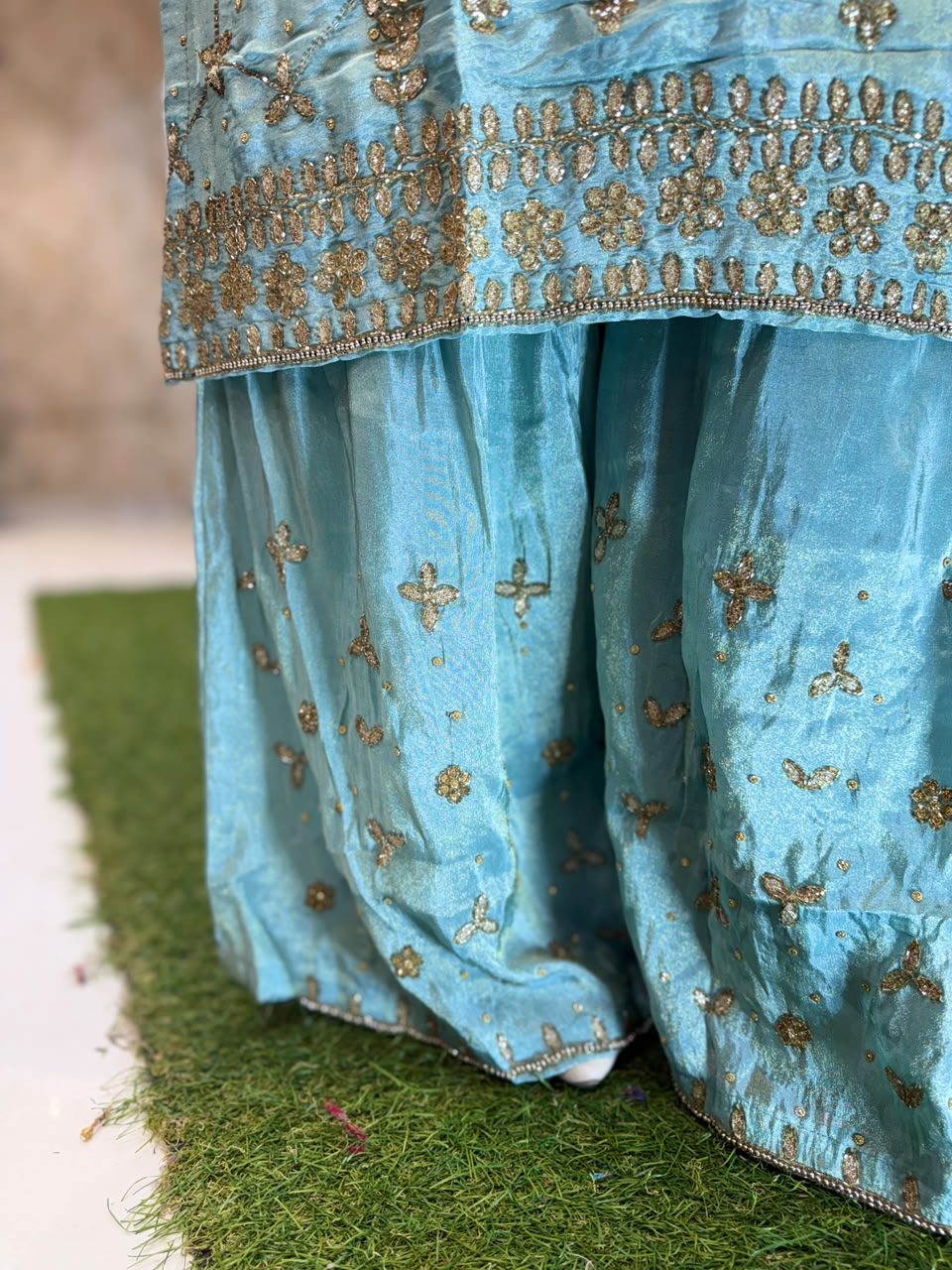 Pure Simmer Tissue Aqua Blue 3pc Set