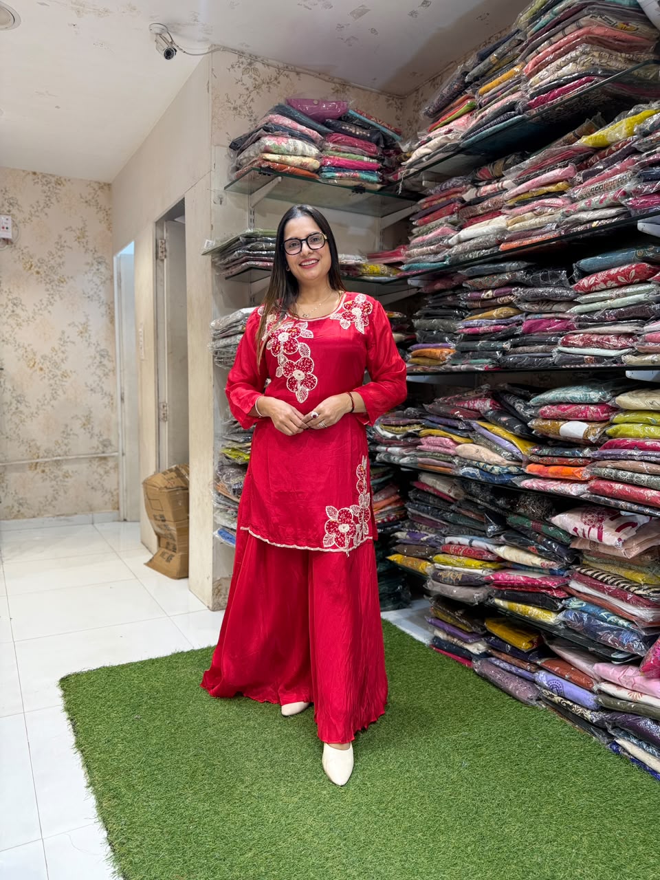 Pure Ho Silk Red 2pc Set