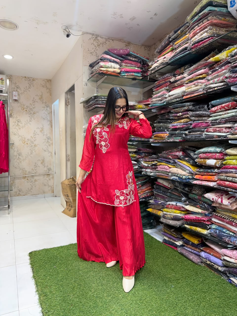 Pure Ho Silk Red 2pc Set