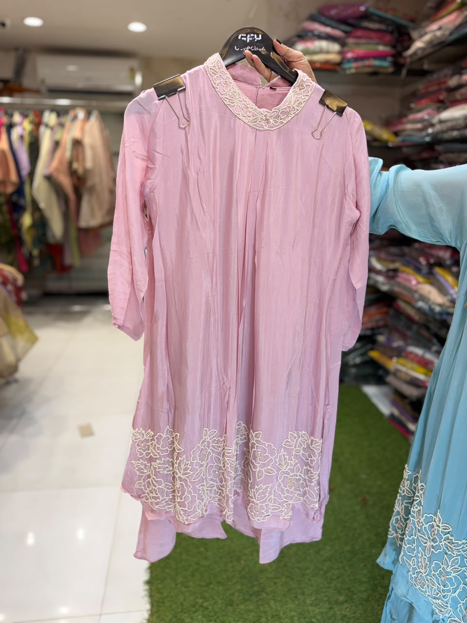 Pure Chinon Blush Pink 2pc Set
