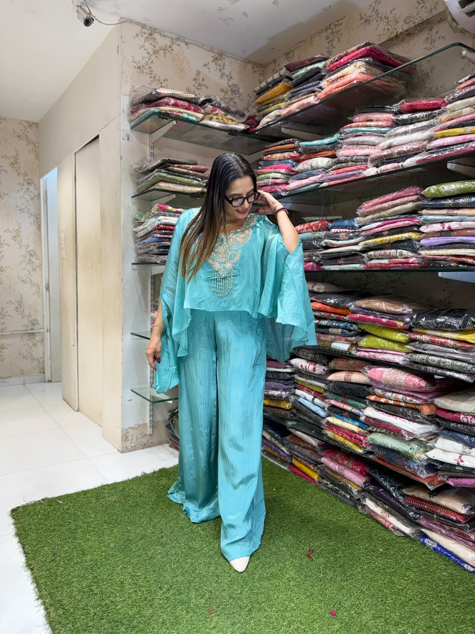 Pure Crep Sea Green 3pc Set