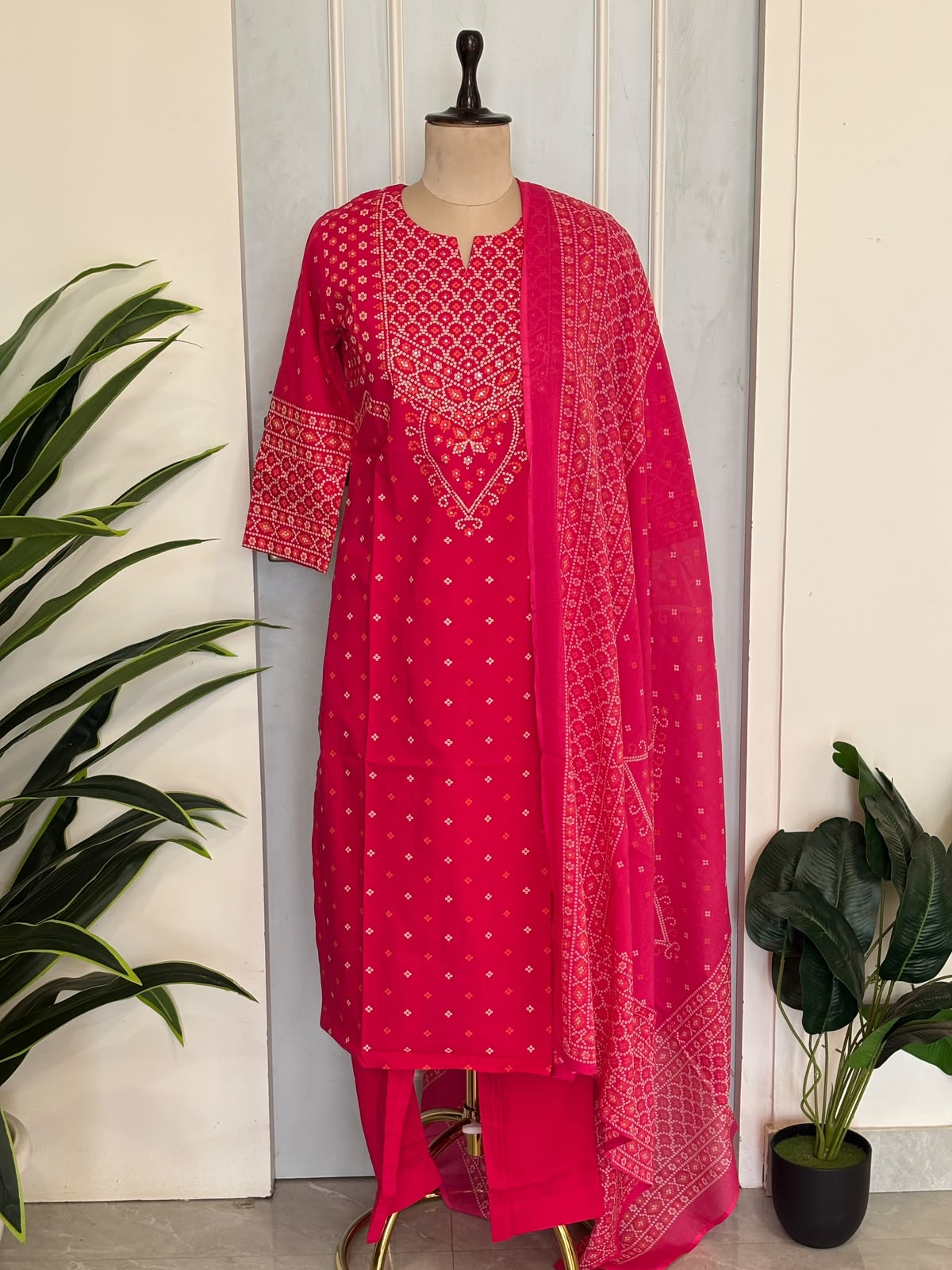 Pure Cotton Pink 3pc Set (Dispatch By 7 November )
