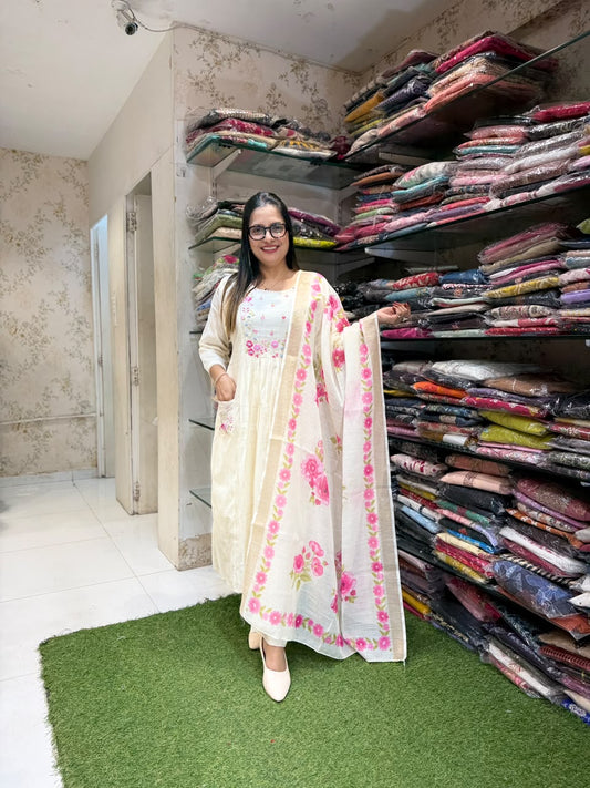 Pure Tant Cotton Off White 3pc Set (Dispatch by 7 November)