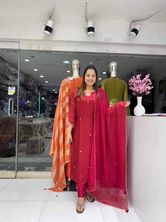 Dola Silk 3pc Suit