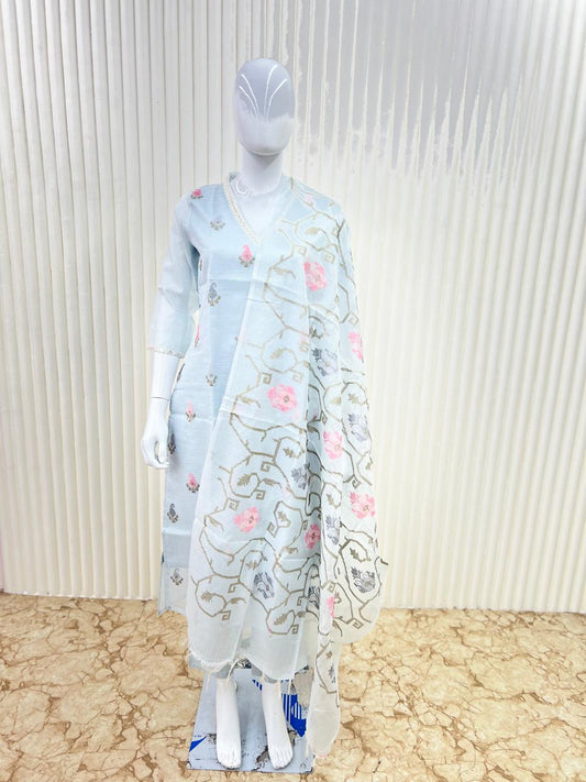 Supernet Kota Doria 3pc Suit