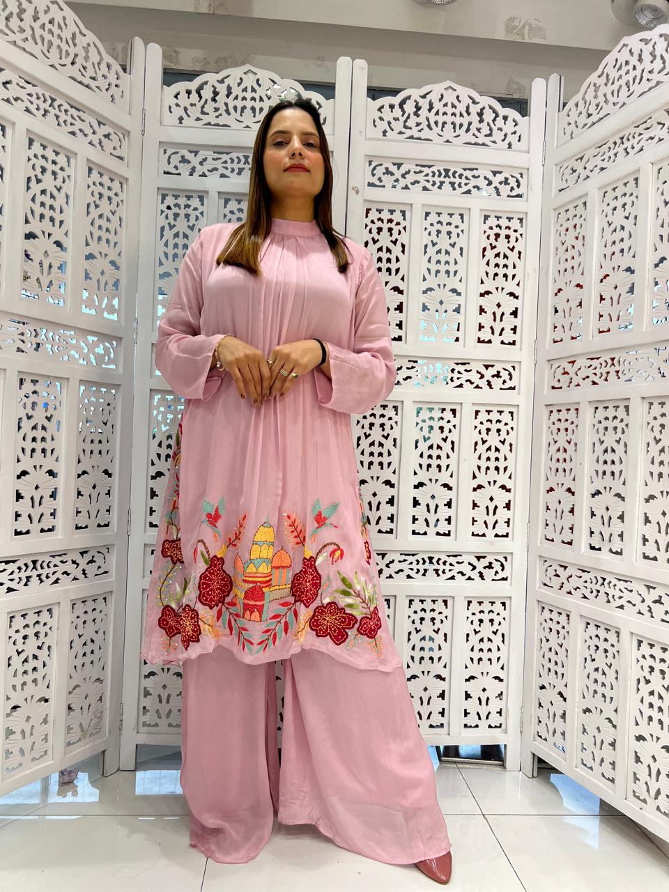 Chinon Pink 2pc Suit