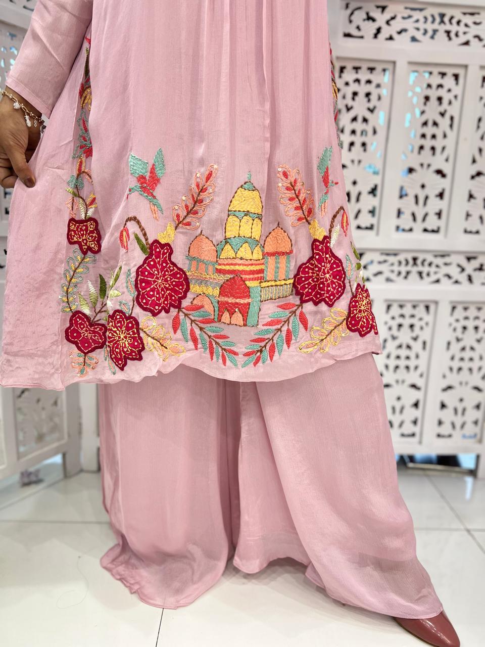 Chinon Pink 2pc Suit
