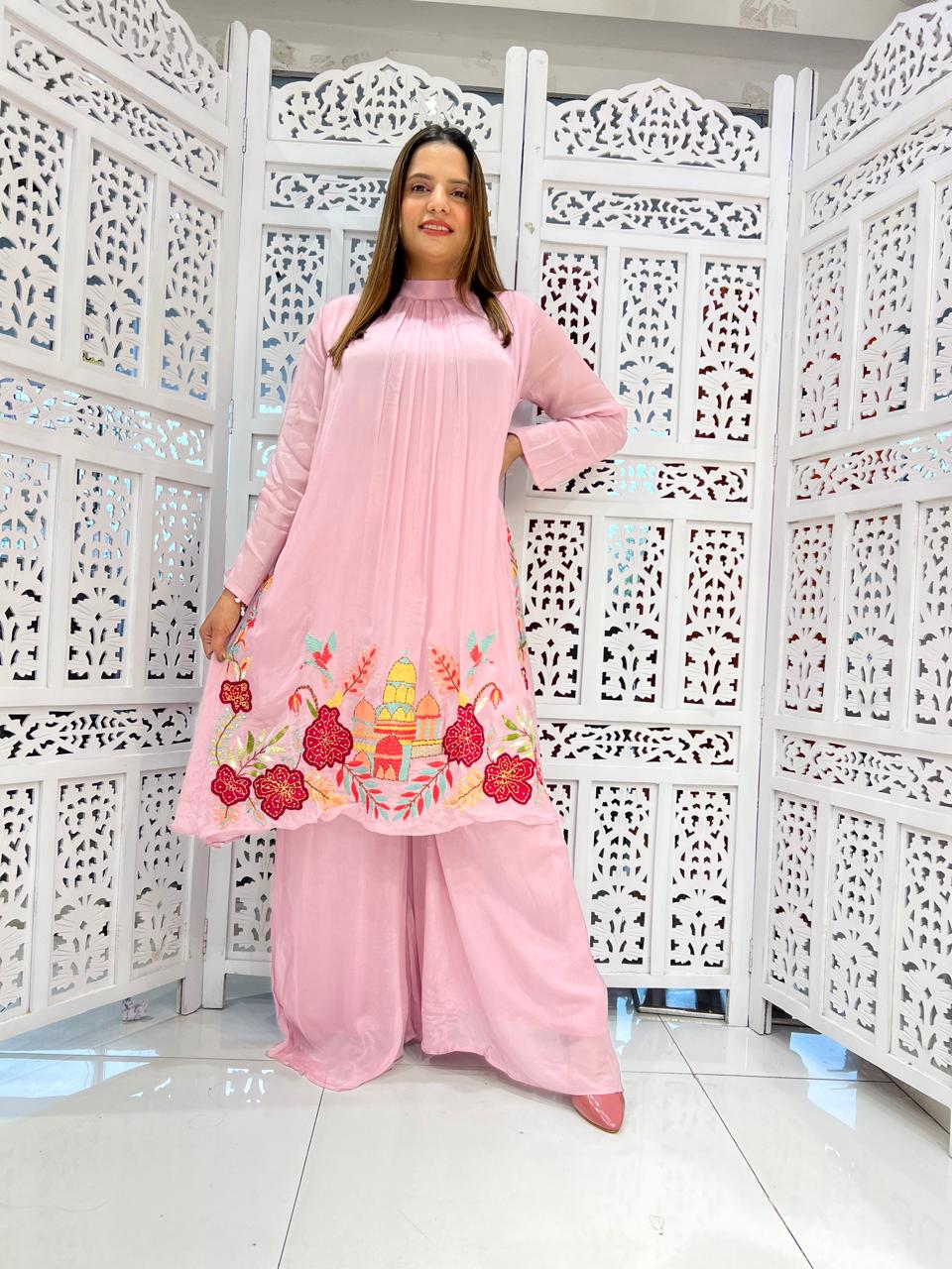Chinon Pink 2pc Suit