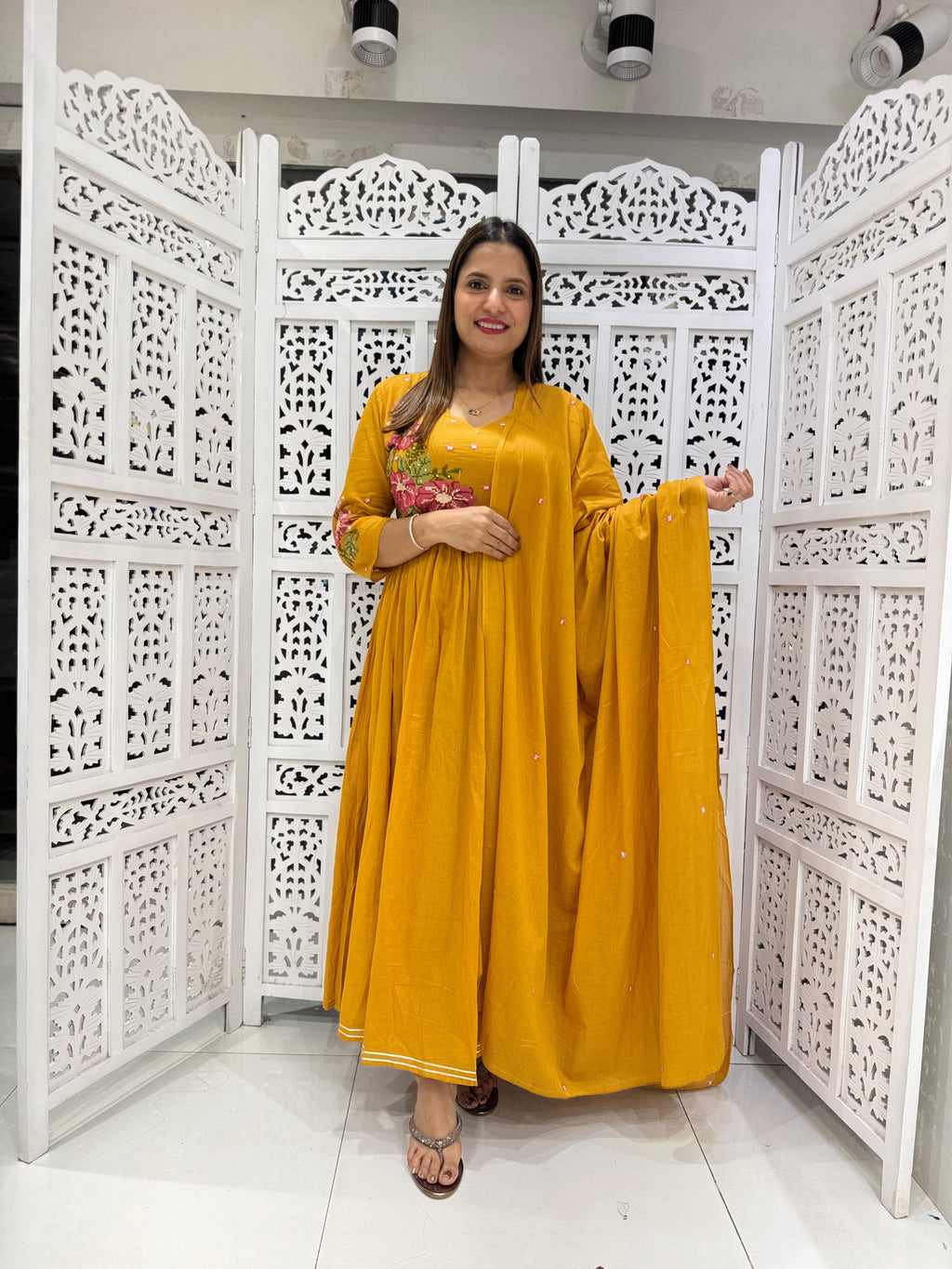 Mull Cotton Yellow 3pc Set