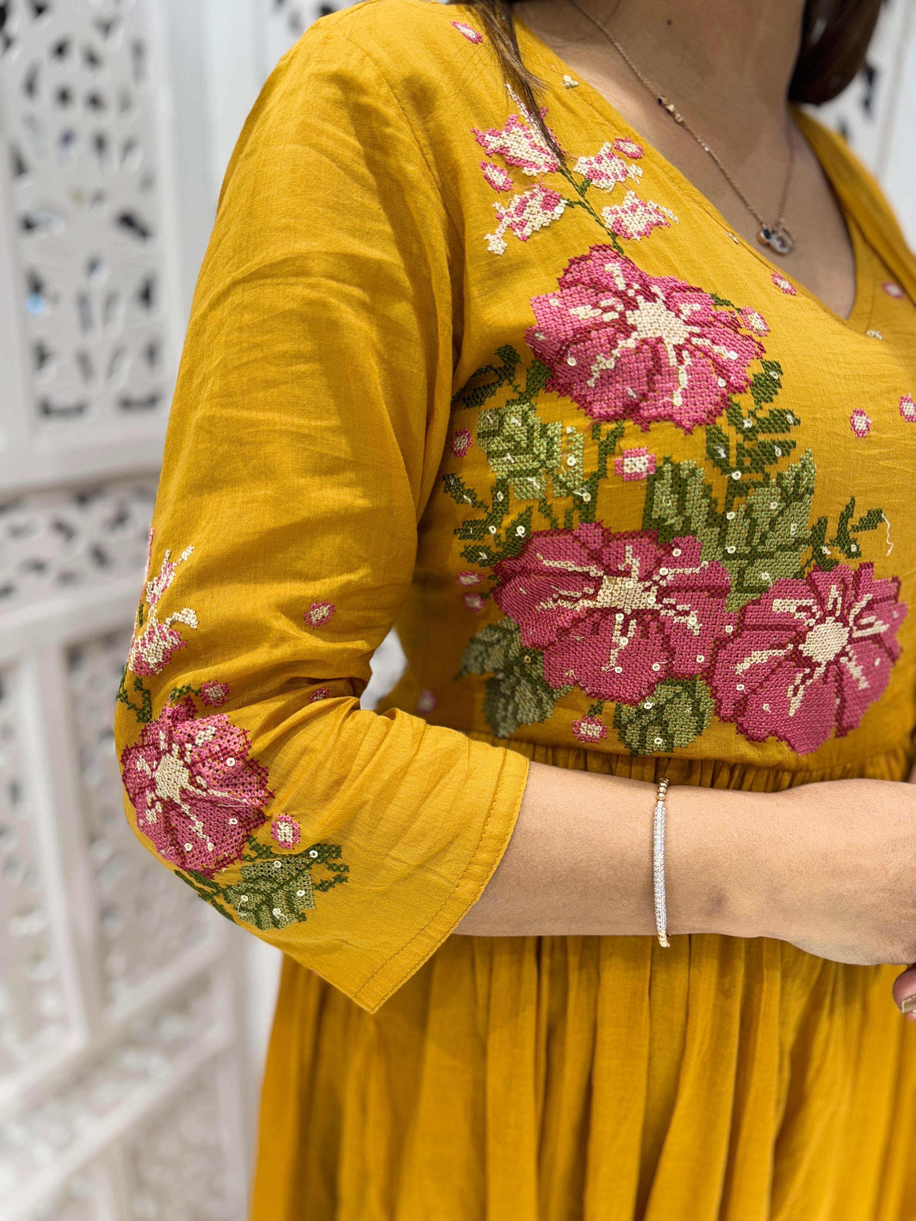 Mull Cotton Yellow 3pc Set