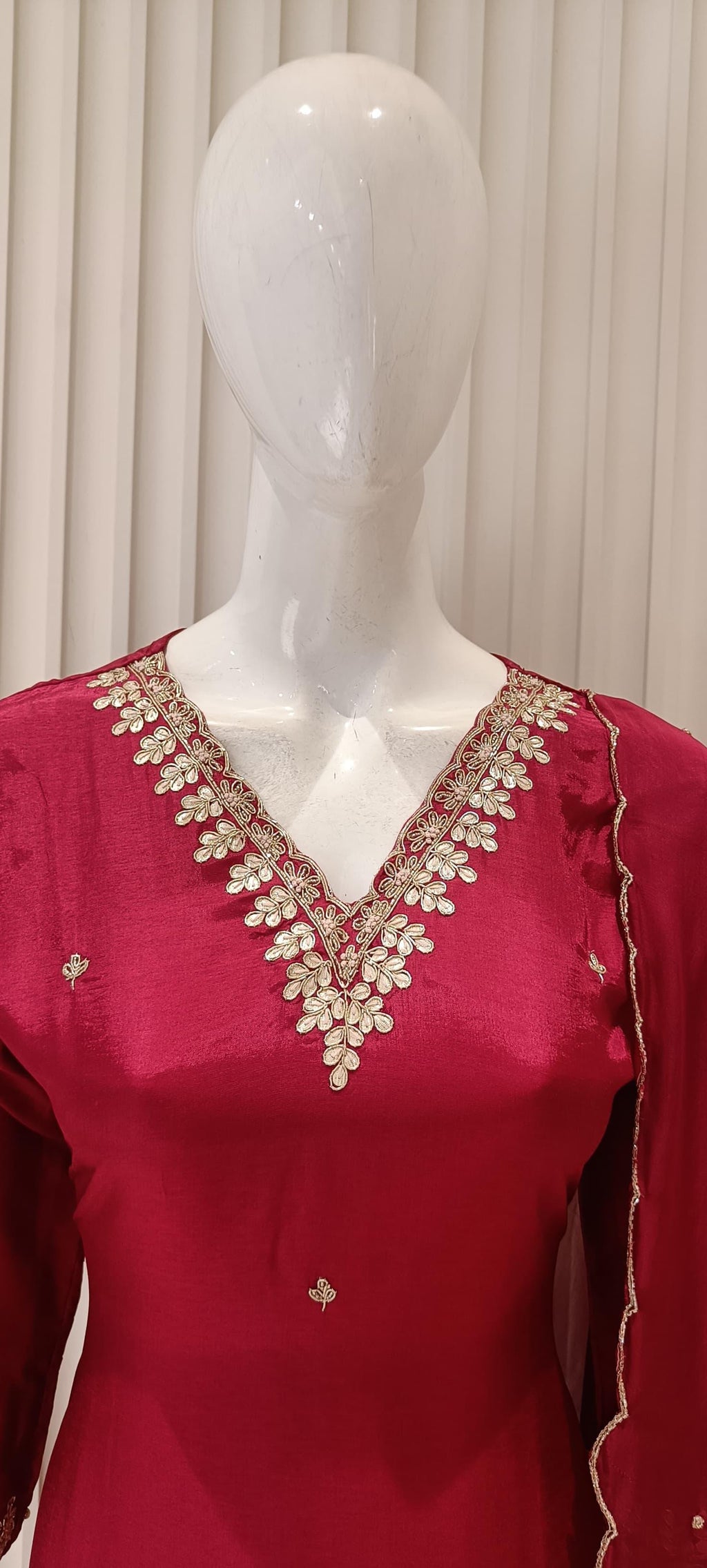 Pure HO Silk Maroon 3pc Set