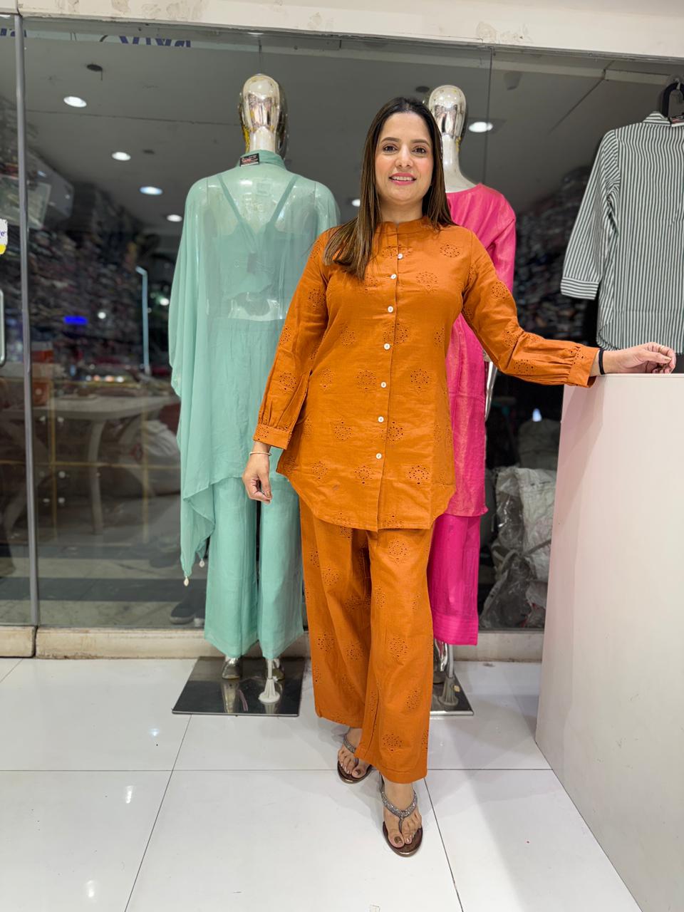 Cotton Orange 2pc Set