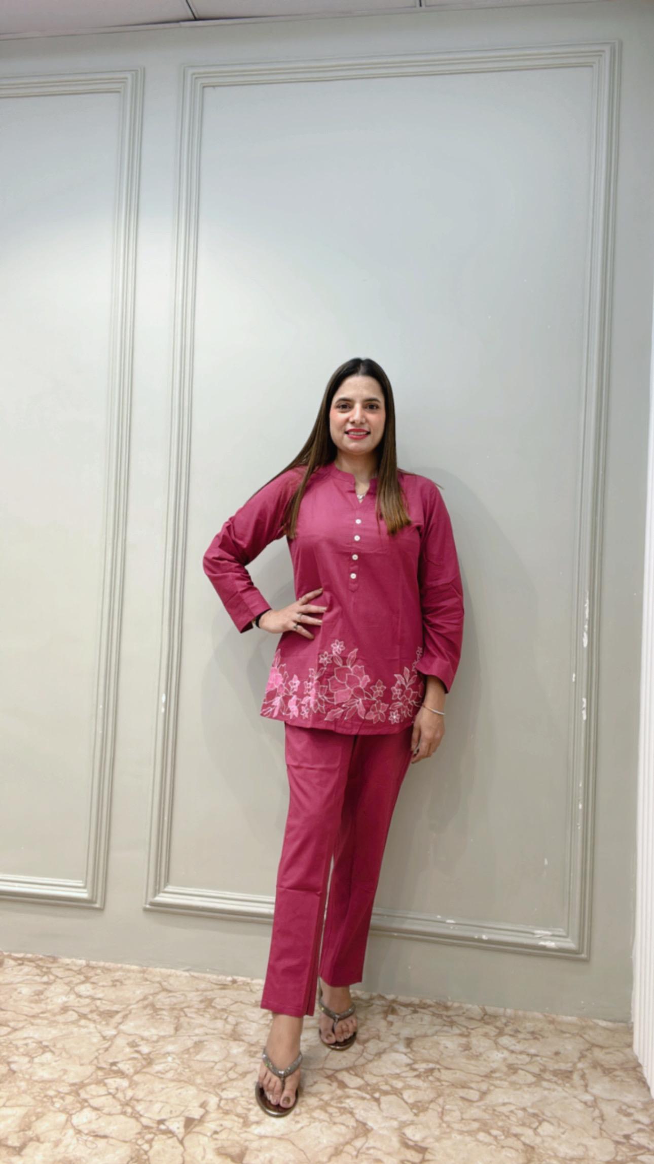 Cotton Pink 2pc Set