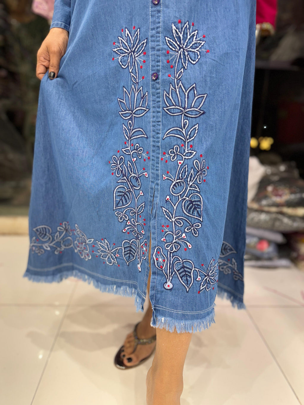 Denim Midi Blue