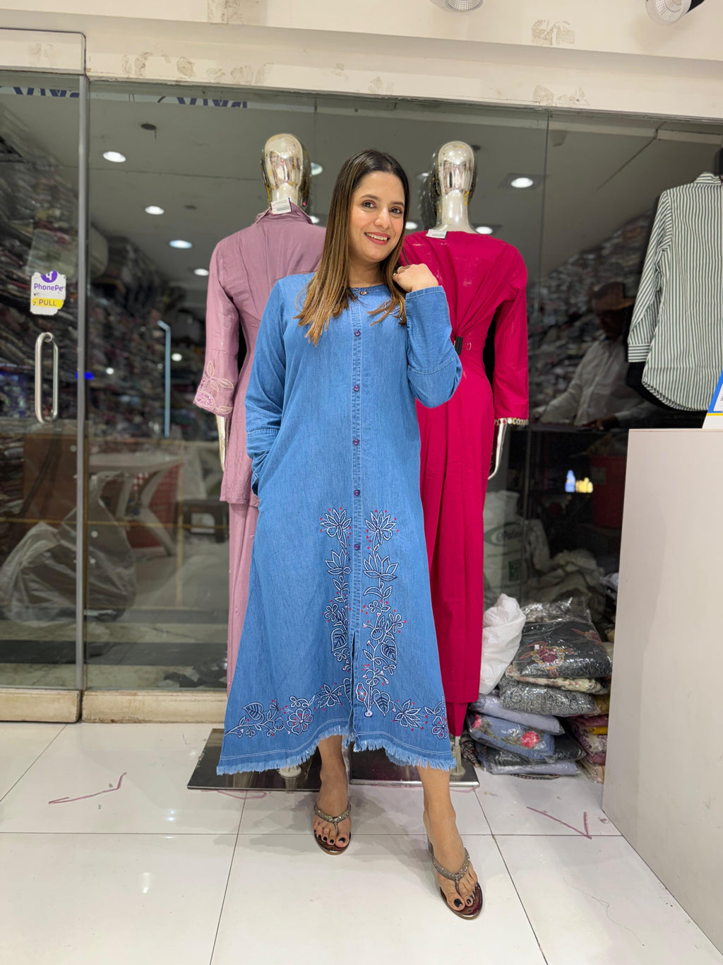 Denim Midi Blue