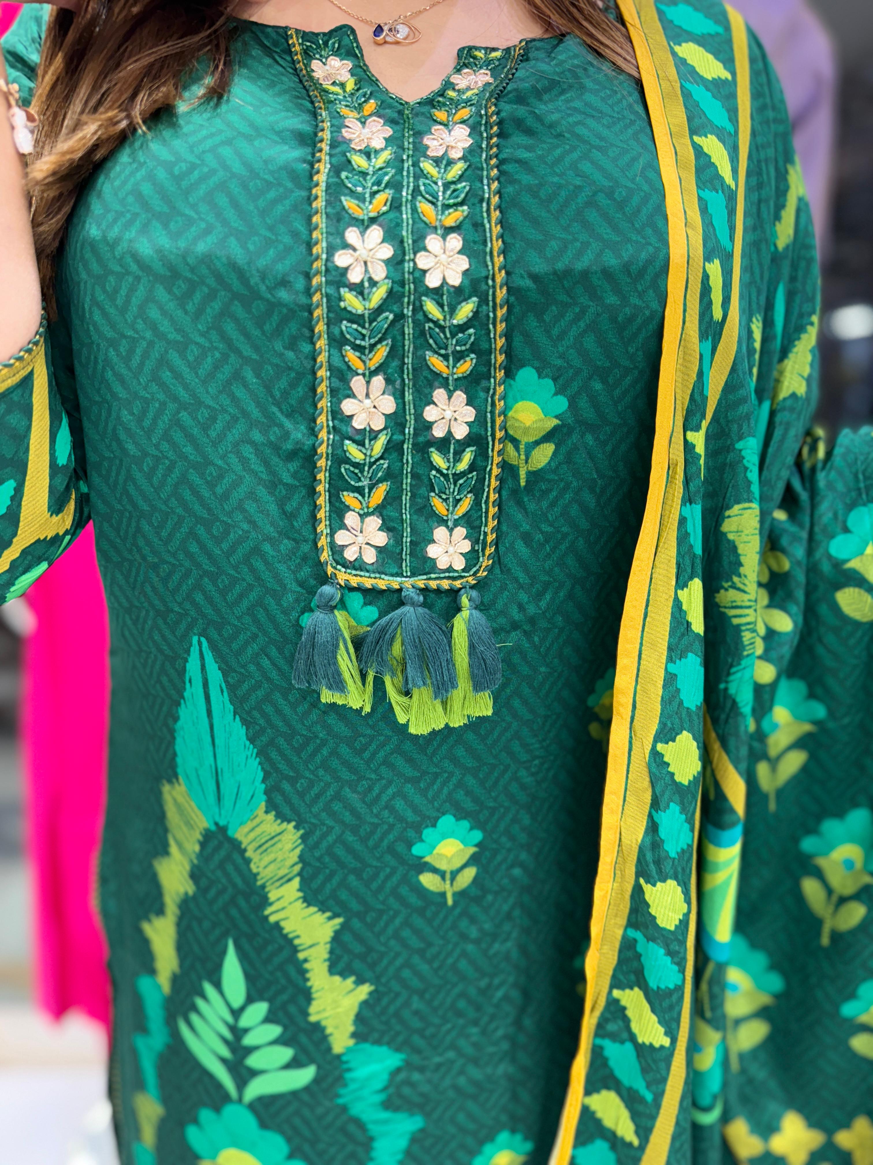 Crep Green 3pc Set