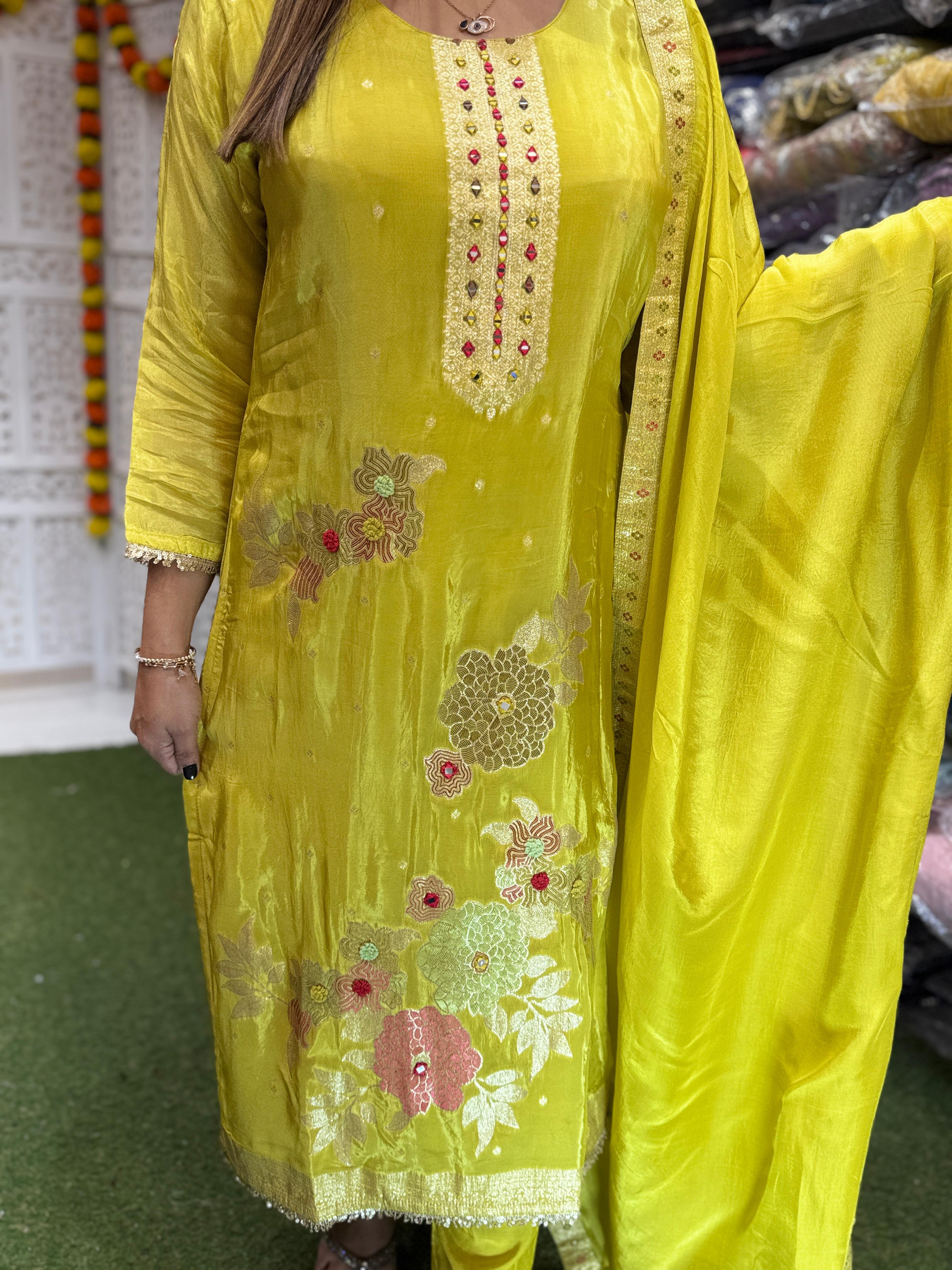 HO Silk Tissue Yellow 3pc Set