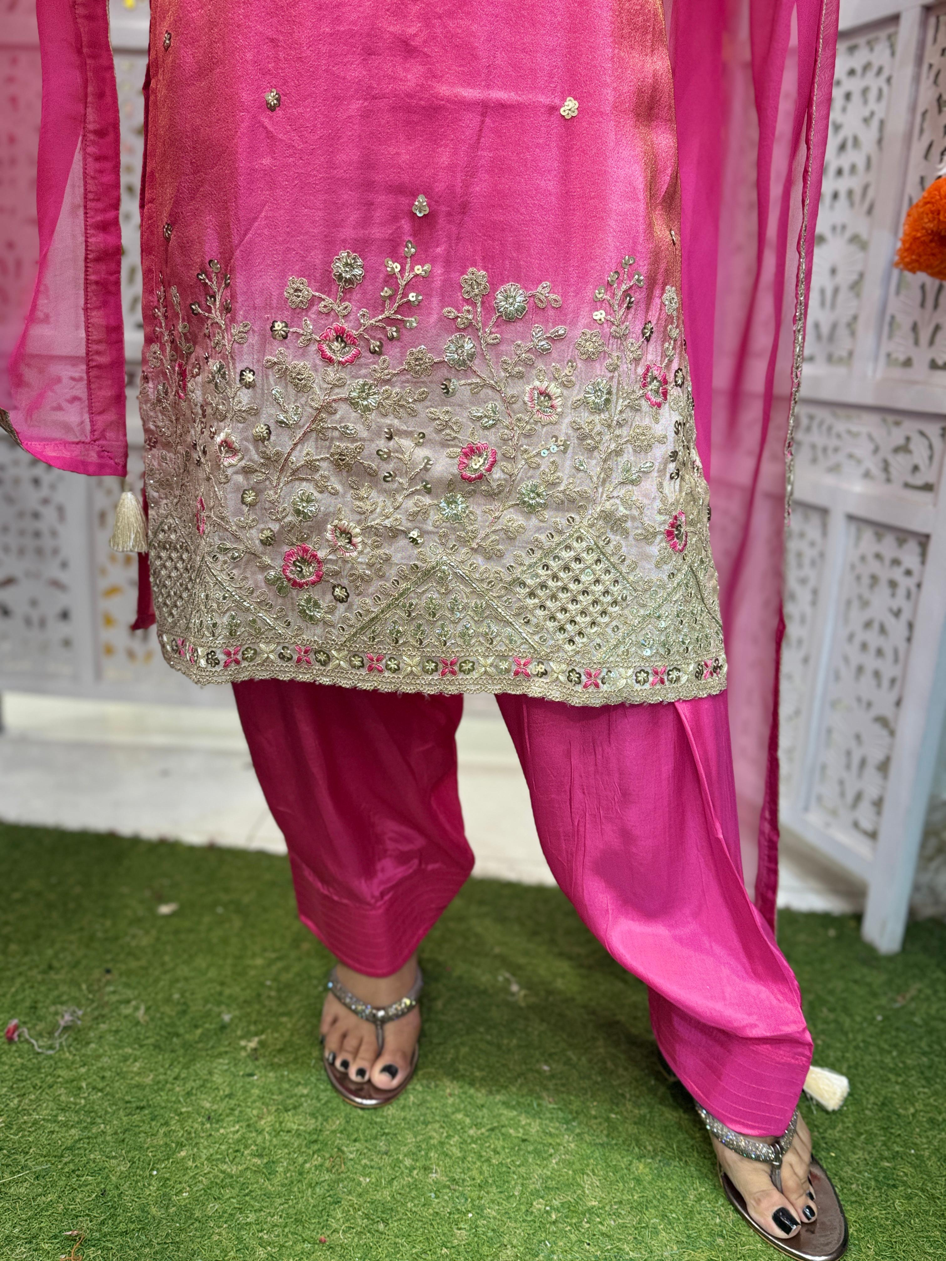 Simmer Tissue Pink 3pc Set