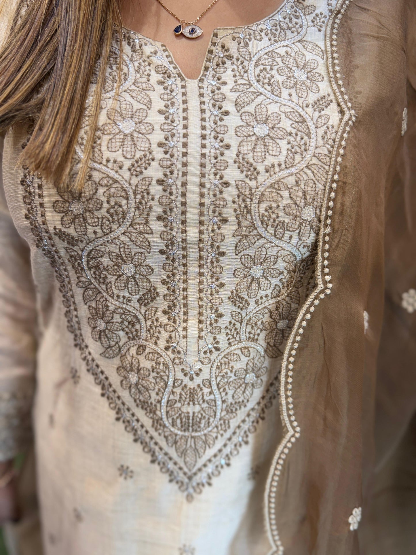 Pure Linen Silk 3pc Suit