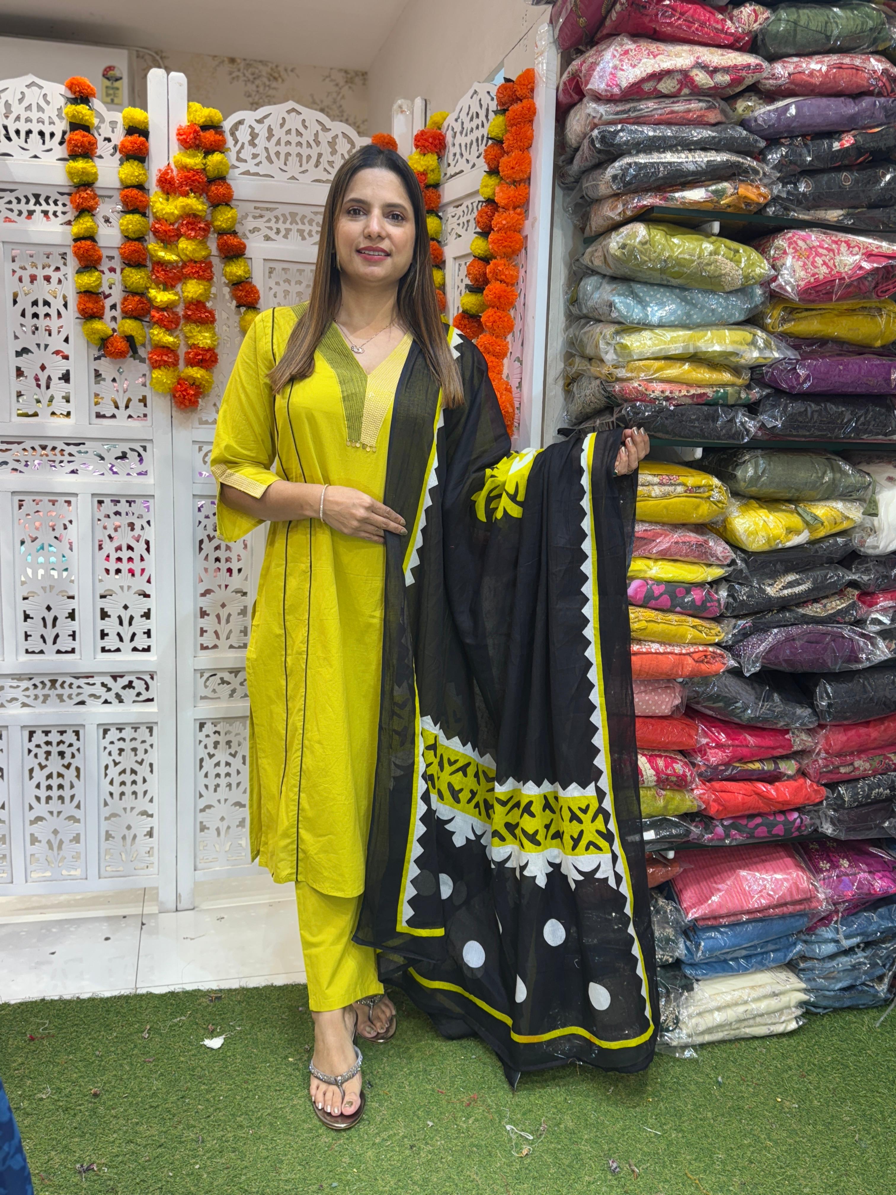 Premium Cotton Green 3pc Set