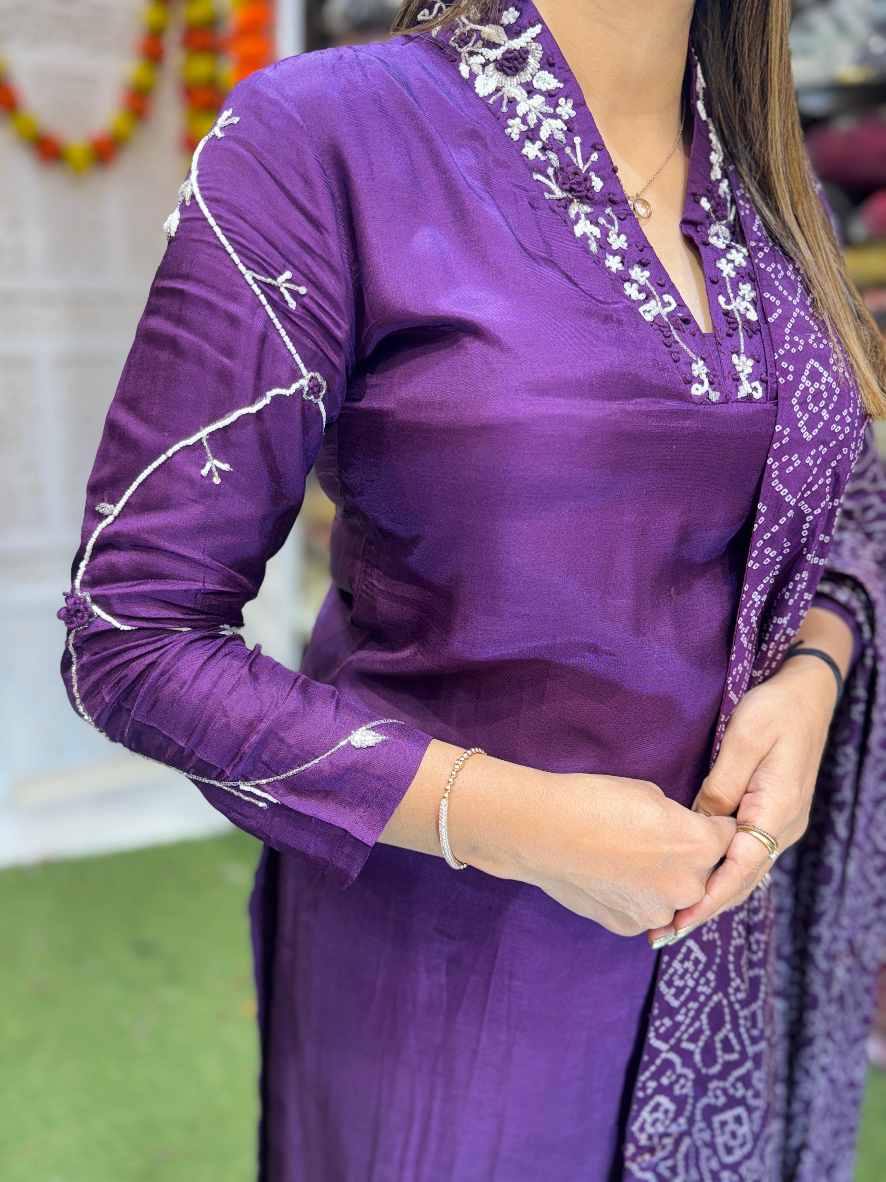 Russian Dola Purple 3pc Set
