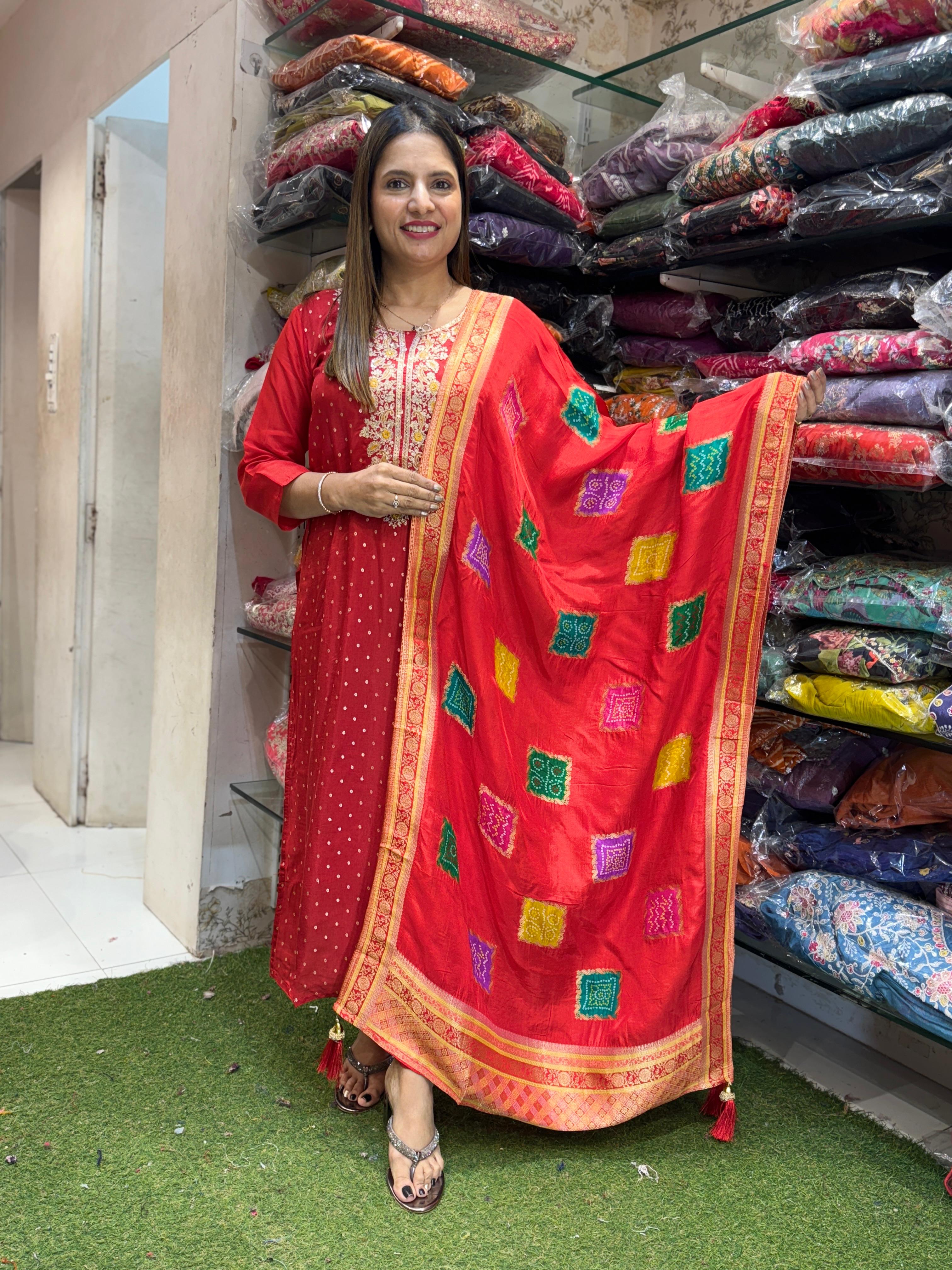 Russian Silk Red 3pc Set