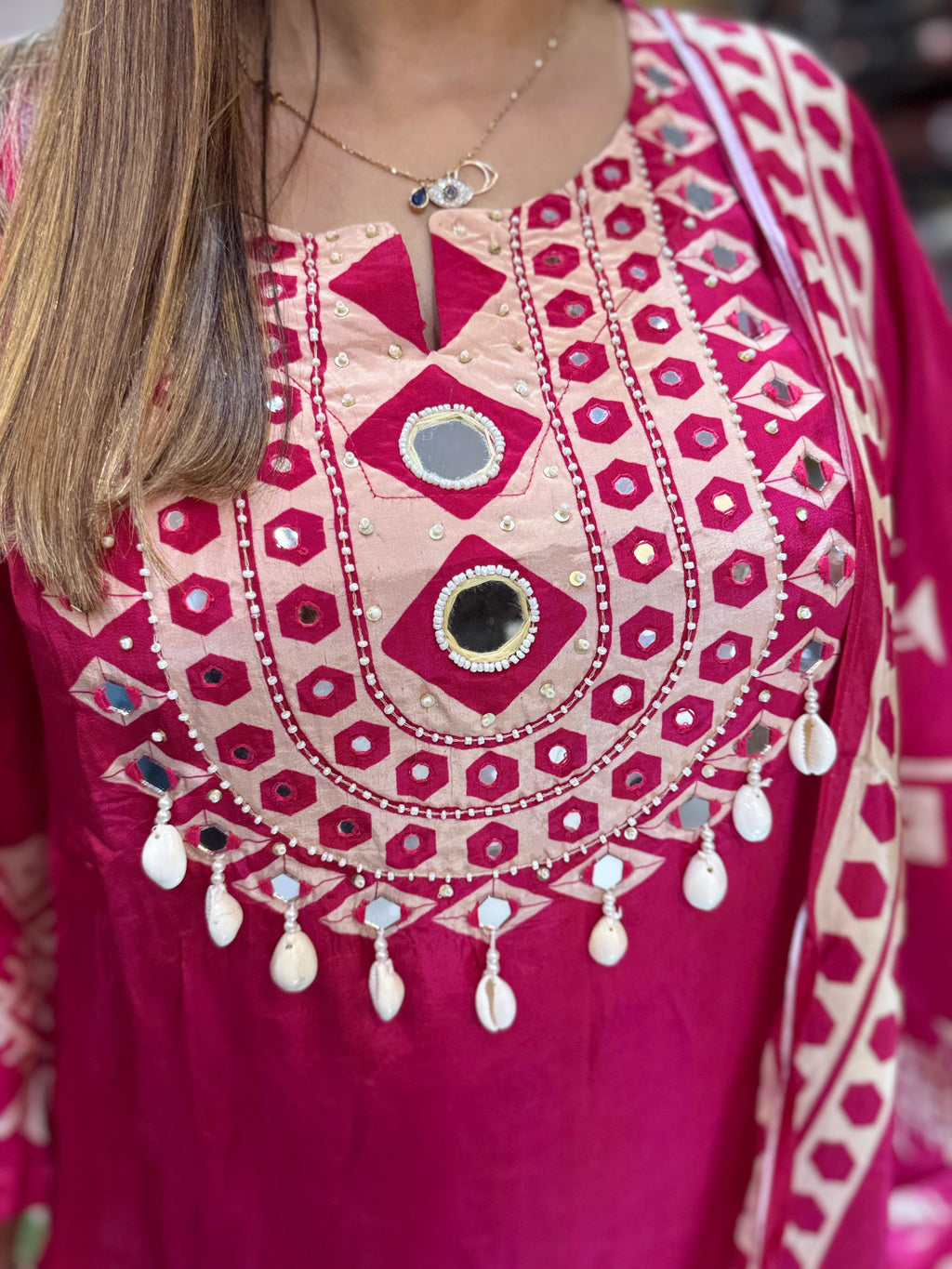 Pure Crep Rani Pink 3pc Set