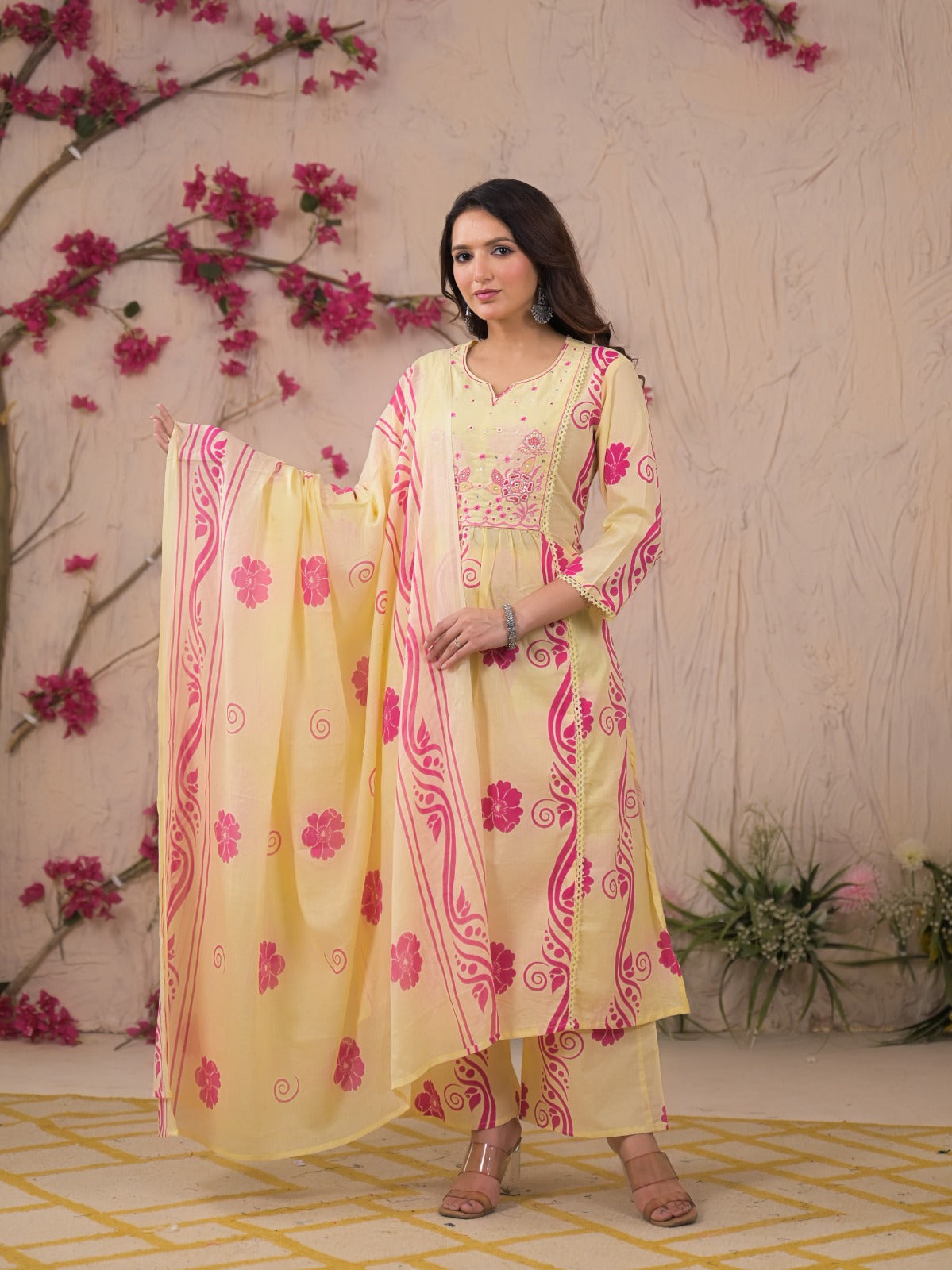 Cotton Cream 3pc Set