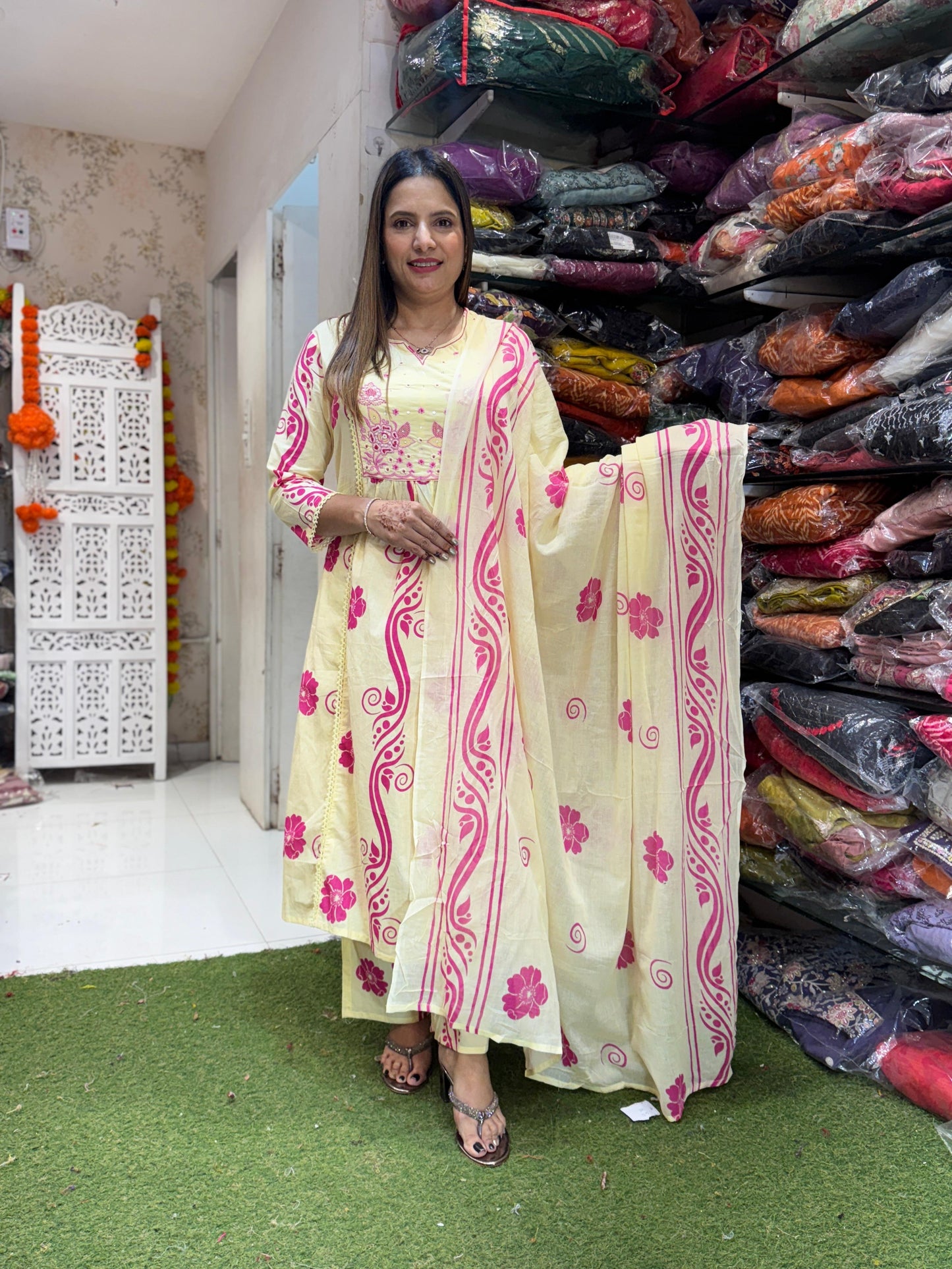 Cotton Cream 3pc Set