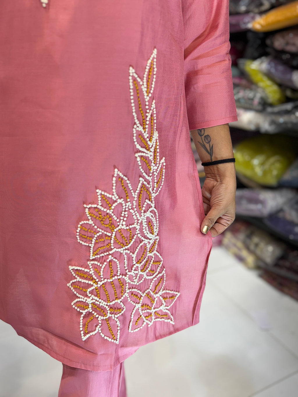 Cotton Silk Rose Pink 2pc Set