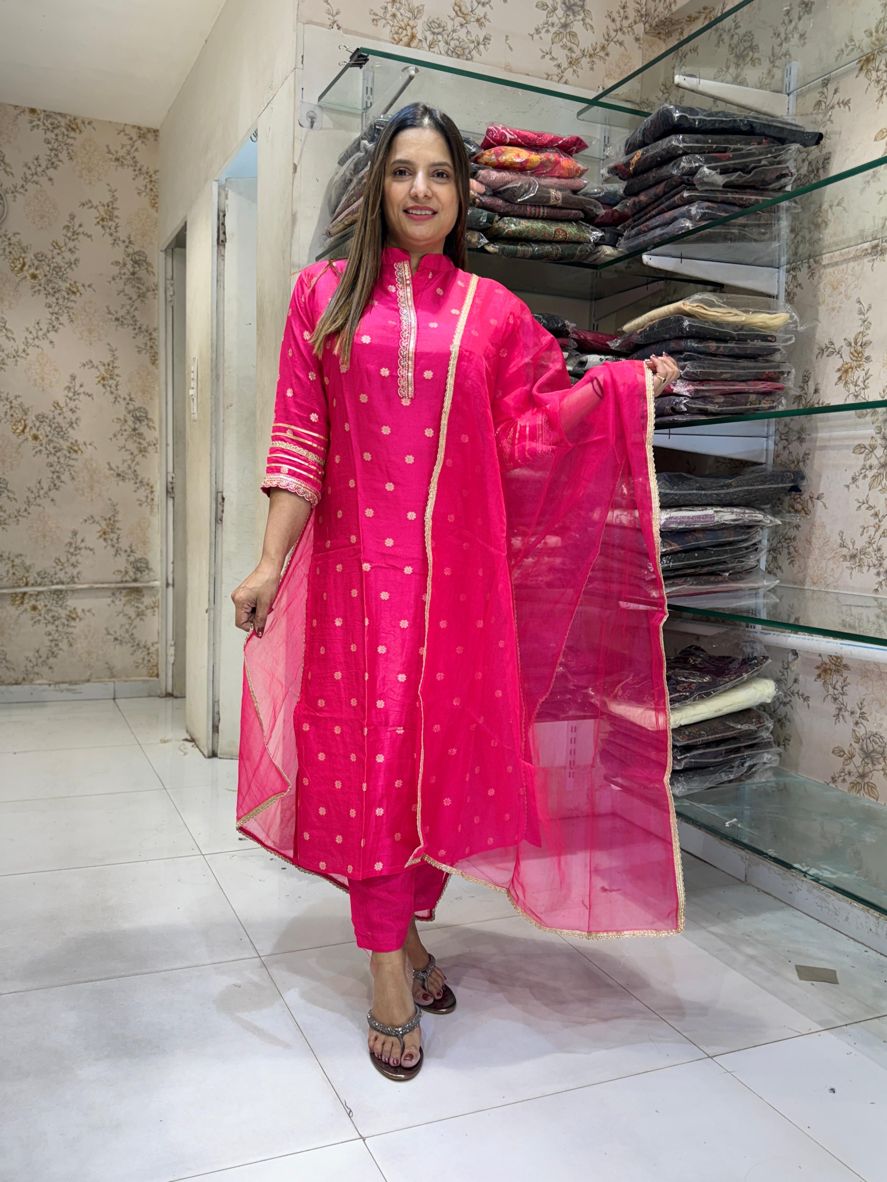 Russian Silk Pink 3pc Set