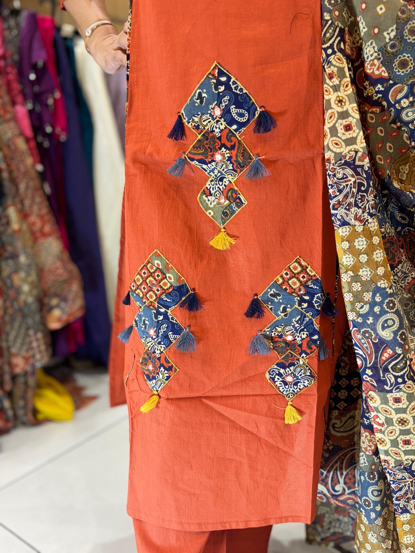 Cotton Orange 3pc Set