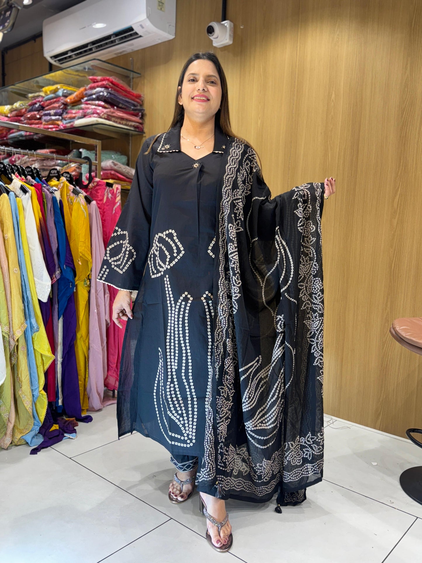 Cotton Black 3pc Set