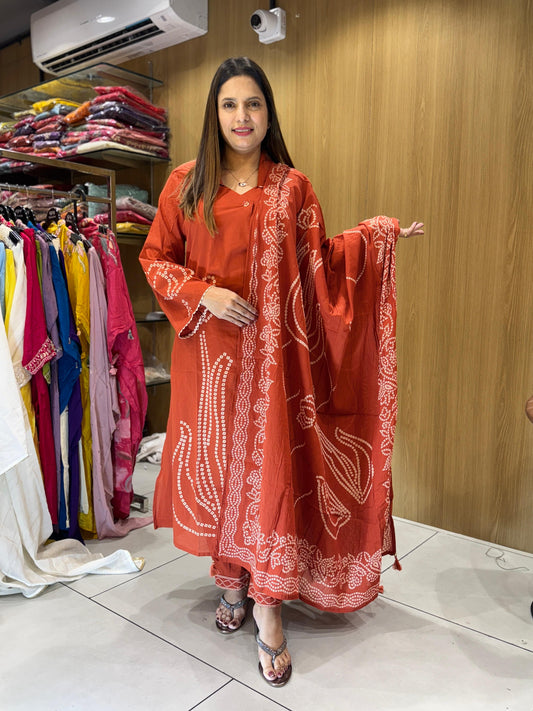 Cotton Orange 3pc Set