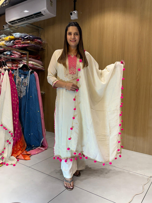 Simmer Tissue Off White 3pc Set