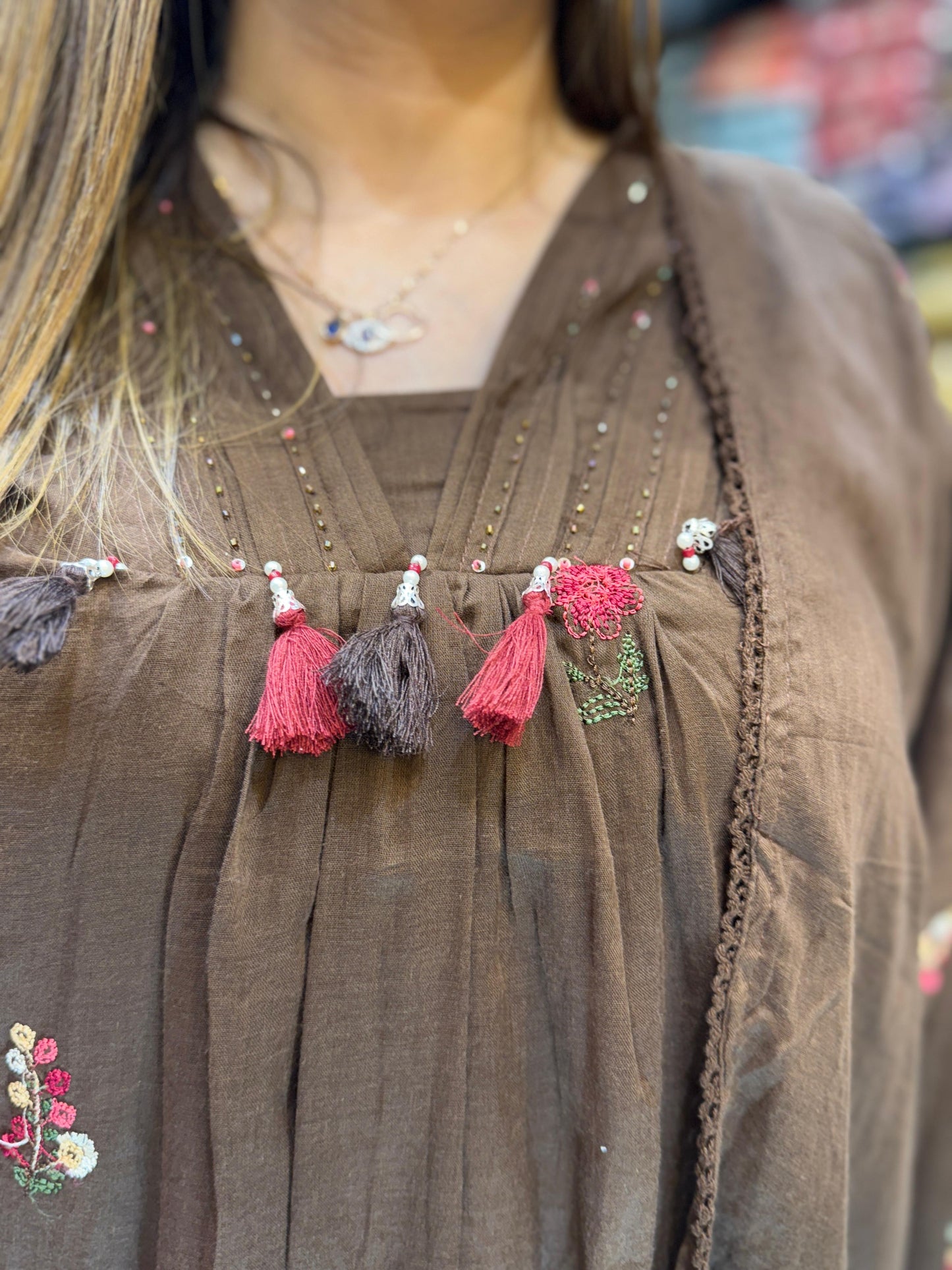 Mull Cotton Brown 3pc Set