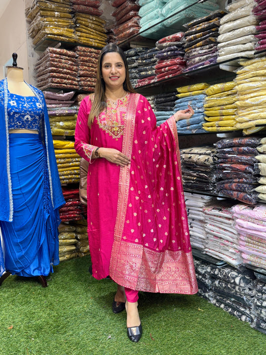 Dola Silk Pink 3pc Set