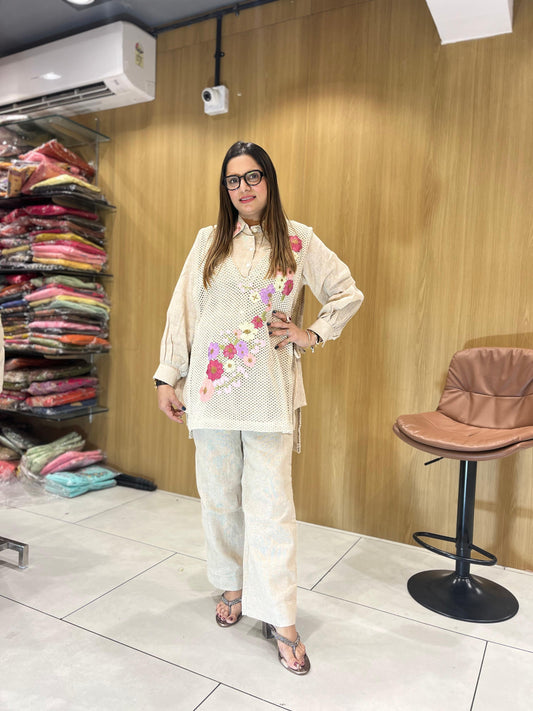 Jute Cotton Off White 3pc Set