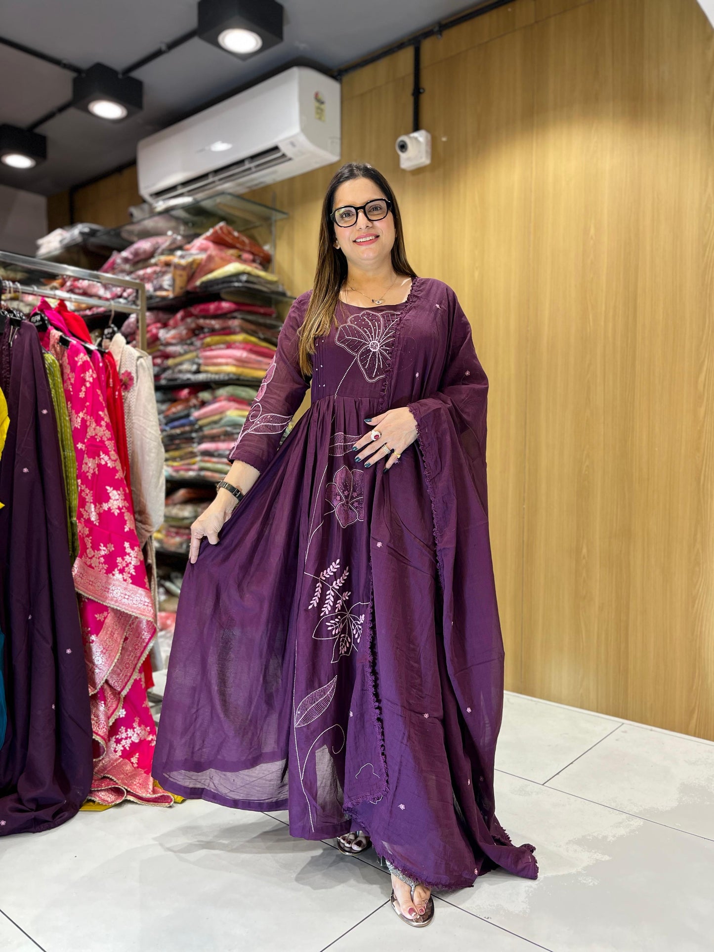 Mull Cotton Wine 3pc Set