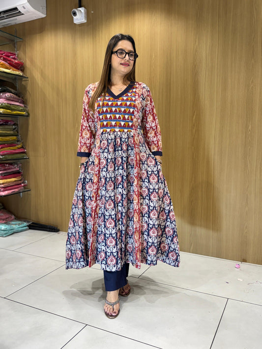 Cotton Maroon 2pc Set