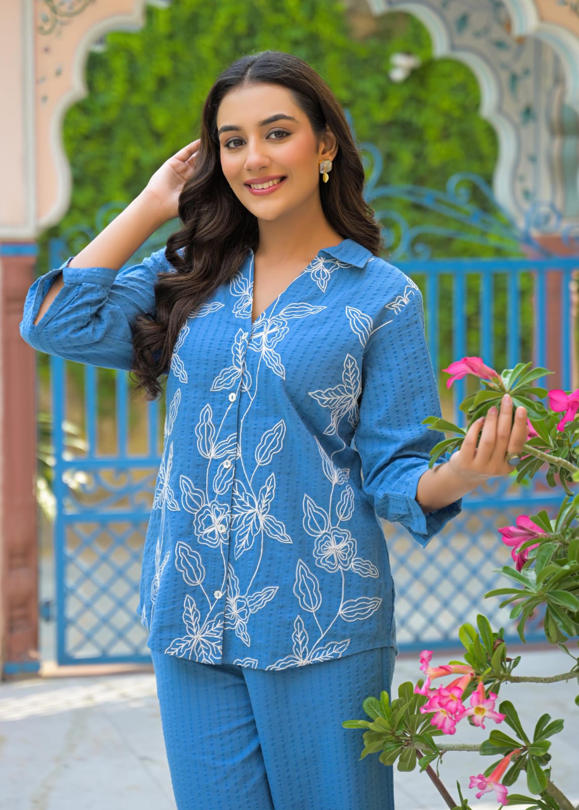 Cotton Sky Blue 2pc Set