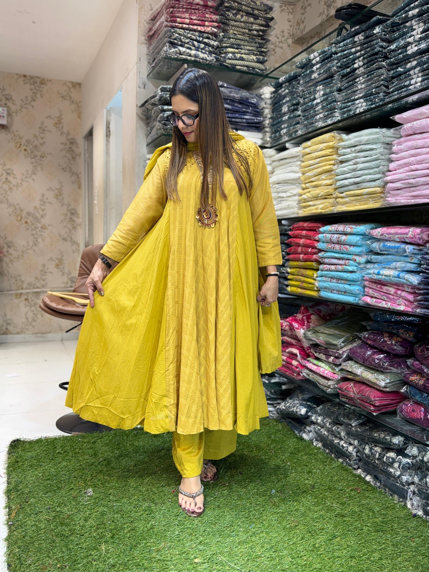 Cotton Yellow 3pc Set