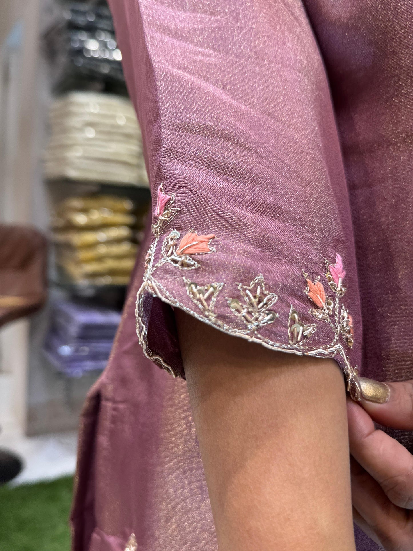 Simmer Tissue Purple 2pc Set