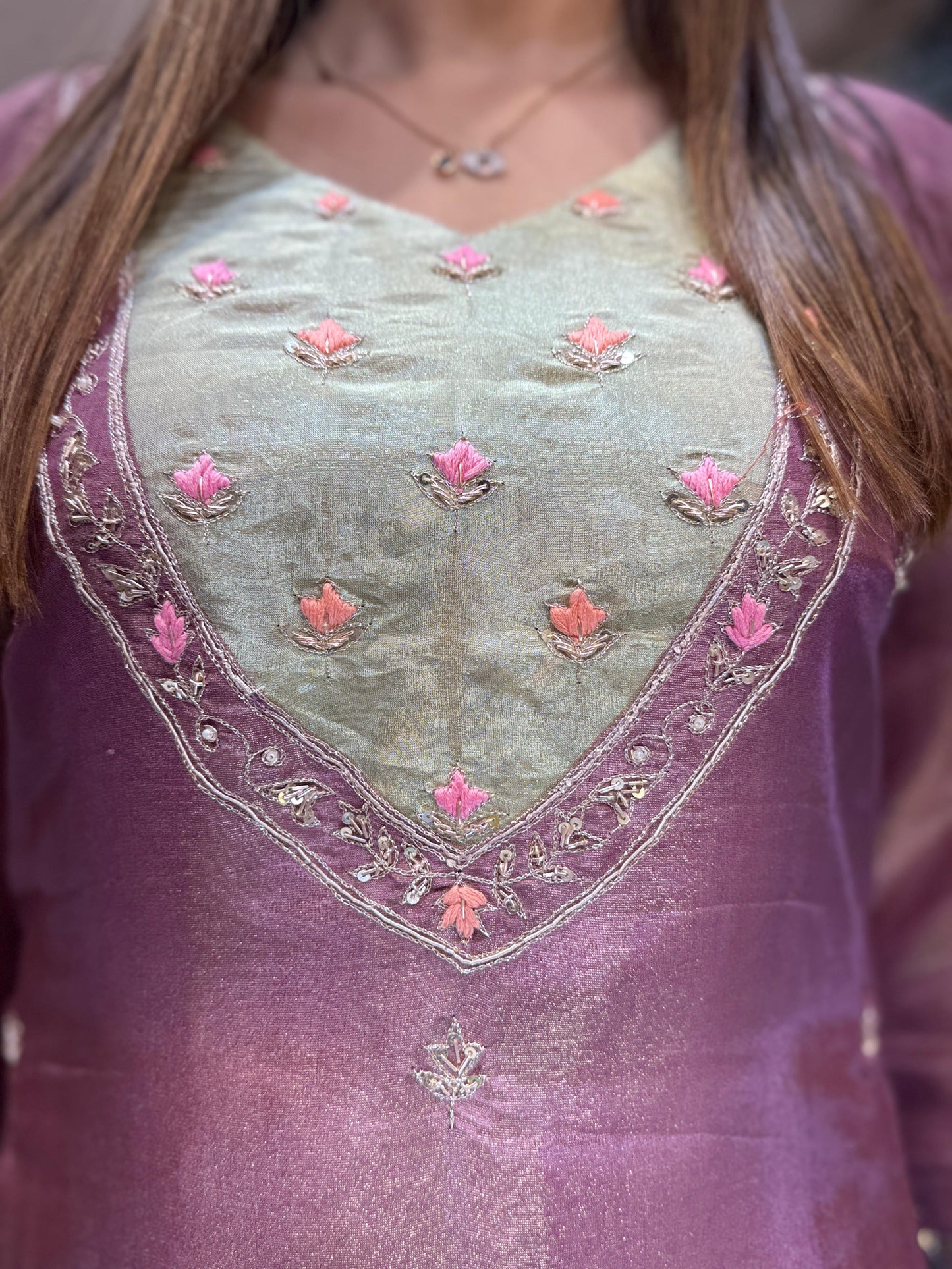 Simmer Tissue Purple 2pc Set