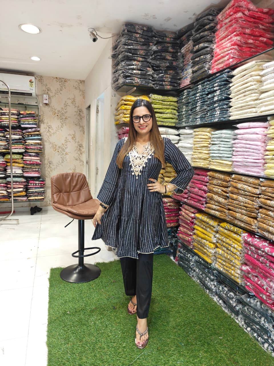 Muslin Black 2pc Set