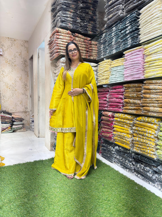 Simmer Tissue Mustard Yellow 3pc Set