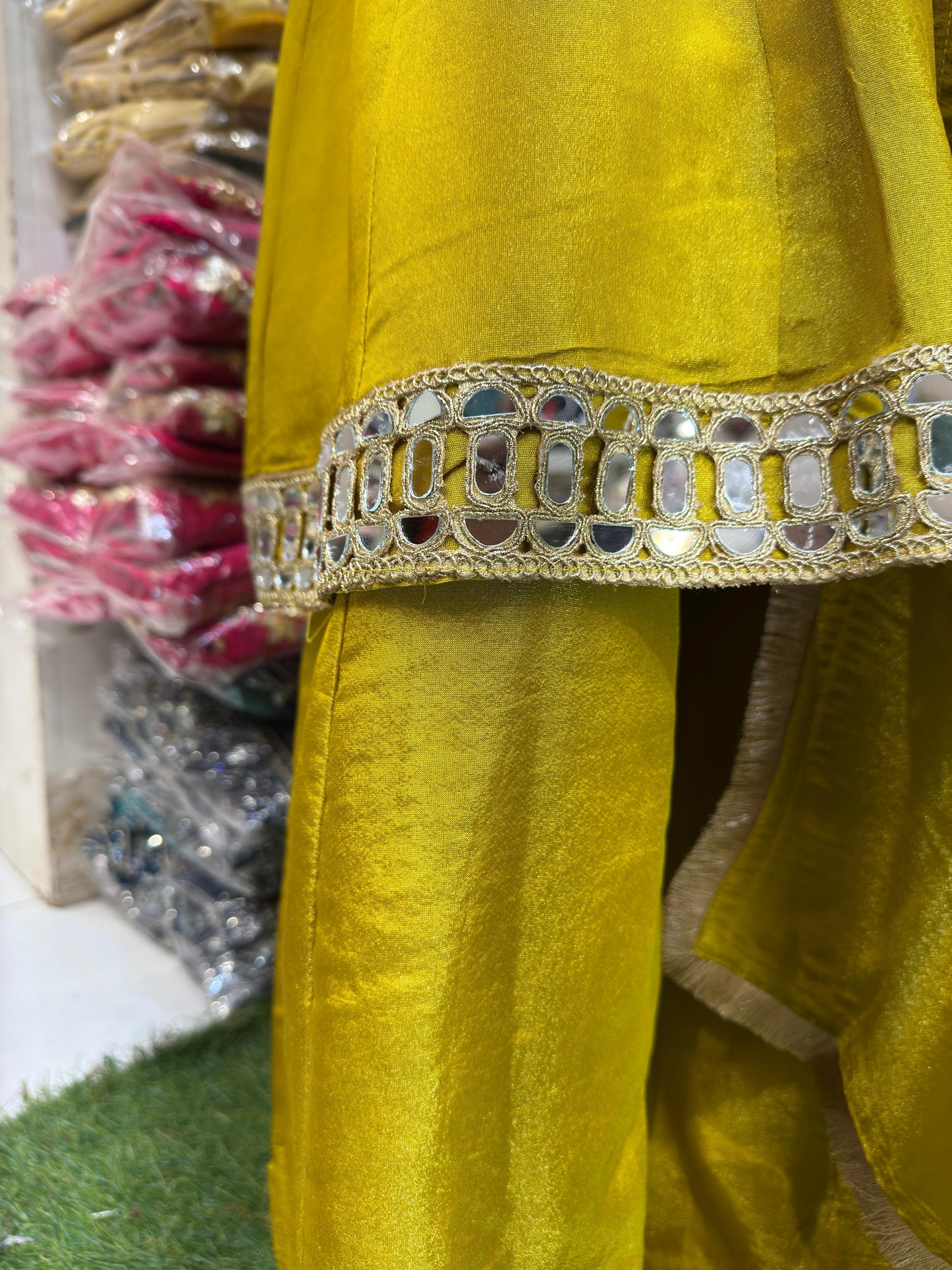 Simmer Tissue Mustard Yellow 3pc Set